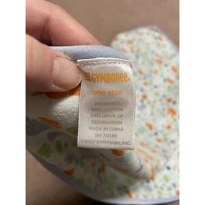 Rare GYMBOREE Blanket Sea Creatures Crab Octopus Jellyfish Blue Reversible